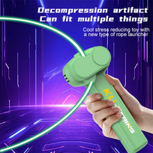 Load image into Gallery viewer, Electric Rope Launcher Handheld Luminous Rope Shooter Cat Teaser Stress Relief Enhancing Parent-Child Interaction Toy