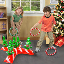 Load image into Gallery viewer, Christmas Ring Toss Game Interactive Inflatable Headband Holiday Fun Party Entertainment Toys Gift For Family Children Friend Party Game