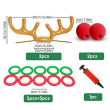 Load image into Gallery viewer, Christmas Ring Toss Game Interactive Inflatable Headband Holiday Fun Party Entertainment Toys Gift For Family Children Friend Party Game
