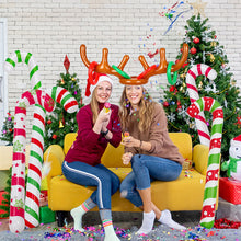 Load image into Gallery viewer, Christmas Ring Toss Game Interactive Inflatable Headband Holiday Fun Party Entertainment Toys Gift For Family Children Friend Party Game