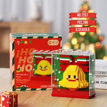 Load image into Gallery viewer, Christmas Building Blocks Acrylic Box Santa Claus Snowman Reindeer Compatible with Lego Brick Assembly Model Kit DIY Christmas Decor Educational Gift