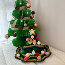 Load image into Gallery viewer, Christmas Dog Cape Festive Pet Cloak Adorable Christmas Role-Play Outfit Christmas Tree Attire Dog Dress Funny Pet Christmas Clothing