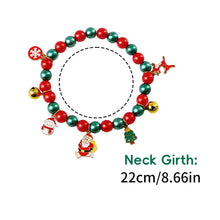 Load image into Gallery viewer, Christmas Cat Bell Collar Multicolor Lucky Charm Vibrant Color Cat Jewelry Party Costume Kitten Collar Festive Holiday Pet Accessory
