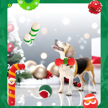 Load image into Gallery viewer, Dog Christmas Gift Box Pet Christmas Stocking Stuffers Durable Interactive Fun Dog Toy Assortment Pack Safe Rubber Chew Toys