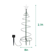 Load image into Gallery viewer, Solar Powered Christmas Tree Stake Light Waterproof Auto On/Off Landscape Light Garden Stakes Christmas Decor for Outside