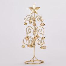 Load image into Gallery viewer, Bell Tabletop Christmas Tree Table Centerpiece Wrought Iron Vintage Style Christmas Mini Christmas Tree for Shelf Mini Christmas Tree