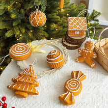 Load image into Gallery viewer, Christmas Cute Gingerbread Man Christmas Garland Accessory Ornament Festive Hanging Decor New Year Decorations
