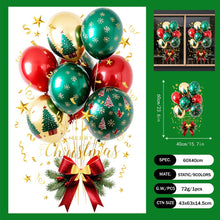 Load image into Gallery viewer, 2026 Christmas Static Cling Stickers Window Decals Santa Claus Scene Festive Window Decals Easy Apply No Residue Christmas Home Party Decor