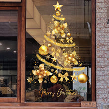 Load image into Gallery viewer, 2026 Christmas Static Cling Stickers Window Decals Santa Claus Scene Festive Window Decals Easy Apply No Residue Christmas Home Party Decor