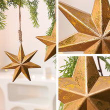 Load image into Gallery viewer, Christmas Tree Wood Ornaments Acorn Star Shape Hanging Rustic Christmas Ornaments Window Display Decor Christmas Crafts Gift Decor