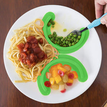 Load image into Gallery viewer, Silicone Food Separator Food Baffle Board Separator Plate Dish Bariatric Portion Meal Food Diet Planning Weight Plates