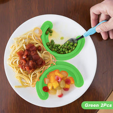 Load image into Gallery viewer, Silicone Food Separator Food Baffle Board Separator Plate Dish Bariatric Portion Meal Food Diet Planning Weight Plates