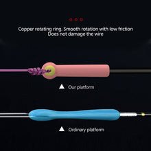 Load image into Gallery viewer, 30PCS/Box Pink Double Core Power Float Adapter Super Tight Silicone Fishing Float Seat For Competition Black Pit Fishing Tackle