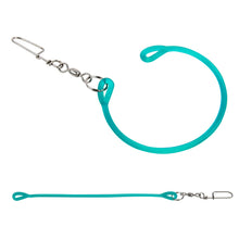 Load image into Gallery viewer, 1PC 37.4CM/14.5G Trolling Shock Absorber With Stainless Steel Swivel TPU High-Elasticity Shock Absorber Rope Professional Fishing Tackle