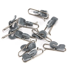 Load image into Gallery viewer, 10PCS Lure Quick Release Unhooker Tool Stainless Steel Snap Swivels Fishing Tackle Accessories