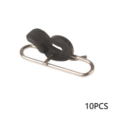 Load image into Gallery viewer, 10PCS Lure Quick Release Unhooker Tool Stainless Steel Snap Swivels Fishing Tackle Accessories