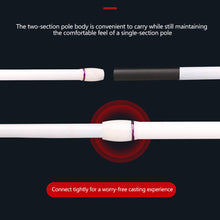 Load image into Gallery viewer, 1.6/1.8M Retractable Fiberglass Lure Fishing Rod M Power Gun/Straight Handle Long Cast Fishing Rod Segmented Handle Design
