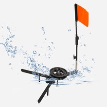 Load image into Gallery viewer, Foldable Ice Fishing Platform With Fishing Reel Portable Triangular Fishing Platform Fish Bite Alarm With Flag