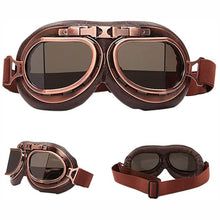 Load image into Gallery viewer, Retro Windproof Glasses Motorcycle UV And Dust Proof Goggles Matched With Off-Road Riding Helmets