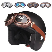 Load image into Gallery viewer, Retro Windproof Glasses Motorcycle UV And Dust Proof Goggles Matched With Off-Road Riding Helmets