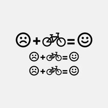Load image into Gallery viewer, 1PC Children's Bicycle Emoji Sticker Waterproof Anti-Scratch Personalized Bicycle Decoration Sticker