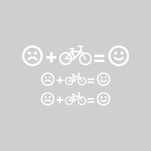 Load image into Gallery viewer, 1PC Children's Bicycle Emoji Sticker Waterproof Anti-Scratch Personalized Bicycle Decoration Sticker