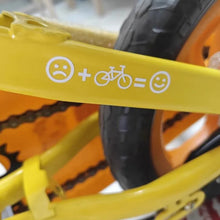 Load image into Gallery viewer, 1PC Children's Bicycle Emoji Sticker Waterproof Anti-Scratch Personalized Bicycle Decoration Sticker