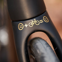 Load image into Gallery viewer, 1PC Children's Bicycle Emoji Sticker Waterproof Anti-Scratch Personalized Bicycle Decoration Sticker