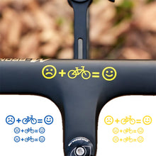 Load image into Gallery viewer, 1PC Children's Bicycle Emoji Sticker Waterproof Anti-Scratch Personalized Bicycle Decoration Sticker
