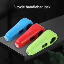 Load image into Gallery viewer, Portable Anti-Theft Handlebar Lock Waterproof Anti-loss Brake Lock Universal For Bicycle E-Bike Motorcycle