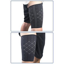 Load image into Gallery viewer, 1PC Professional High-Elastic Compression Thigh Support Prevents Muscle Strain Nylon Protective Gear For Cycling Ball Games