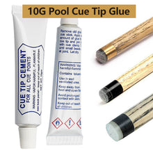 Load image into Gallery viewer, 1PC 10G Billiard Cue Tip Glue Aluminum Tube Cue Tip Adhesive Billiard Maintenance Repair Supplies