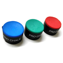 Load image into Gallery viewer, 1PC Round Pool Cue Chalk With Transparent Storage Box Enhanced Friction Oily Chalk For Snooker Black Ball 8 Billiard Supplies