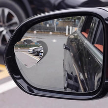 Load image into Gallery viewer, 2Pcs Heart Shape Frameless Car Adjustable Mirror Wide Angle Blind Spot Rearview Mirror HD Reverse Assistance Glass Safety Mirrors
