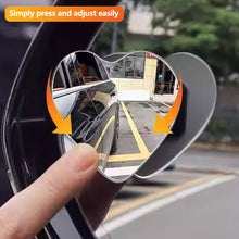 Load image into Gallery viewer, 2Pcs Heart Shape Frameless Car Adjustable Mirror Wide Angle Blind Spot Rearview Mirror HD Reverse Assistance Glass Safety Mirrors