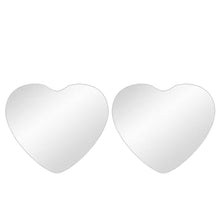 Load image into Gallery viewer, 2Pcs Heart Shape Frameless Car Adjustable Mirror Wide Angle Blind Spot Rearview Mirror HD Reverse Assistance Glass Safety Mirrors