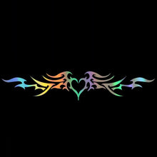 Load image into Gallery viewer, 98cm/39inch Creative DIY Heart Wings Sticker Car Windshield Vinyl Film Decal Self-Adhesive Auto Decor Removable Vehicle Tuning Accessory