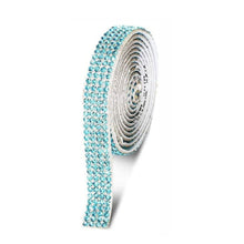 Load image into Gallery viewer, 1m/5m 3.2ft/16ft Car DIY Auto Decorative Stickers 10mm Crystal Diamond Car Decoration Accessories Stickers Auto Interior Cover