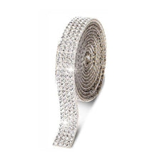 Load image into Gallery viewer, 1m/5m 3.2ft/16ft Car DIY Auto Decorative Stickers 10mm Crystal Diamond Car Decoration Accessories Stickers Auto Interior Cover