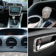 Load image into Gallery viewer, 1m/5m 3.2ft/16ft Car DIY Auto Decorative Stickers 10mm Crystal Diamond Car Decoration Accessories Stickers Auto Interior Cover
