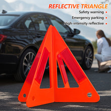 Load image into Gallery viewer, Foldable Car Warning Triangle Emergency Accident Stop Sign Reflective Safety Beacon Collapsible Hazard Warning Light