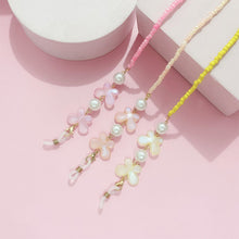 Load image into Gallery viewer, Colorful Sunglass Chain Reading Glasses Lanyard Strap with Beads and Butterfly Anti-loss Chain for Glasses and Mask Holder
