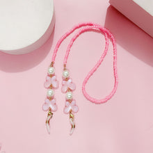 Load image into Gallery viewer, Colorful Sunglass Chain Reading Glasses Lanyard Strap with Beads and Butterfly Anti-loss Chain for Glasses and Mask Holder