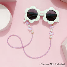 Load image into Gallery viewer, Colorful Sunglass Chain Reading Glasses Lanyard Strap with Beads and Butterfly Anti-loss Chain for Glasses and Mask Holder