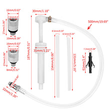 Load image into Gallery viewer, 8CC Oil Extractor Pump Brake Fluid Change Kit for Marine & Automotive Fluid Transfer Pump 28mm Standard Quart Bottle Adapter