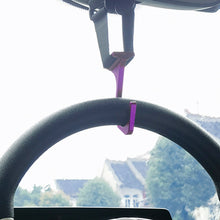 Load image into Gallery viewer, Car Steering Wheel Hook Quick Release Windshield Hanger Mount Auto Interior Organizer Hook