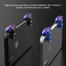 Load image into Gallery viewer, 1Pair Metal Iridescent Button Game Controller Grips King Chicken 3rd Gen Physical Auxiliary Grips for PUBG Arena Breakout CrossFire