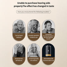 Load image into Gallery viewer, 5.3 Bluetooth Headphones Smart Sound Amplifier In-Ear Hearing Aids for Elderly with Severe Hearing Loss