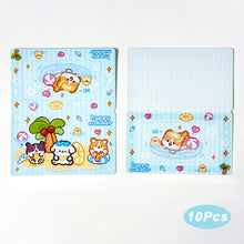 Load image into Gallery viewer, 10Pcs Kids Christmas Reward Tear Scratch Card Self-adhesive Stickers Tear Off Card Xmas Stickers DIY Children's Redemption Vouchers