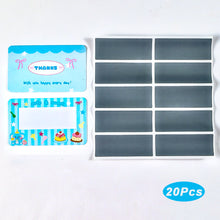 Load image into Gallery viewer, 20Pcs Kids Christmas Reward Scratch Card Film Coated Stickers Scratch Off Labels Xmas Stickers DIY Children's Redemption Vouchers